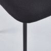 5 Pieces Dining Set, Table Metal Leg Mid-Century Dining Table For 4 - 6 People With MDF Table Top, Pedestal Dining Table, End Table Leisure Coffee Table - Black - Image 7