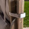 Arcadia - Outdoor Sling Chair With Pillow - Gray - Image 10