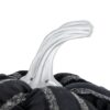 Stripe Pumpkin Decor, For Holiday Halloween Decoration - Black / White - Image 3