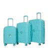 Expandable Hardshell Suitcase Double Spinner Wheels Pp Luggage Sets Lightweight Durable Suitcase With Tsa Lock, 3 Piece Set (20/24/28) - Lake Blue - Image 9