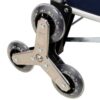 Foldable Shopping Stair Trolley With Triangular Wheels And Removable Waterproof Bag - Black - Image 16