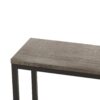 Modern Design Kitchen Dining Table Set With 3 Stools - Brown Gray - Image 9