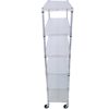 18" 6 Tier 6000Lbs Capacity Nsf Metal Shelf Wire Shelving Unit, Heavy Duty Adjustable Storage Rack With Wheels & Shelf Liners For Commercial Grade Utility Steel Storage Rack - Chrome - Image 11