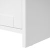Hollow Pattern 2 Door 3 Drawer Wardrobe, The Collision Of Wood Color, Suitable For Bedrooms And Dressing Rooms - White - Image 21