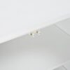 Multi Functional Storage Cabinet, 4 Door Sideboard With Unique Texture, Adjustable Shelves - White - Image 13