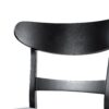 Dining Chair (Set of 2), Mid Century Dining Chairs With Cushioned Seats And Wood Frame - Light Gray / Black - Image 11
