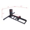 Heavy Duty Adjustable Motorcycle Stand / Wheel Chock 1800 Lb Capacity - Black - Image 3