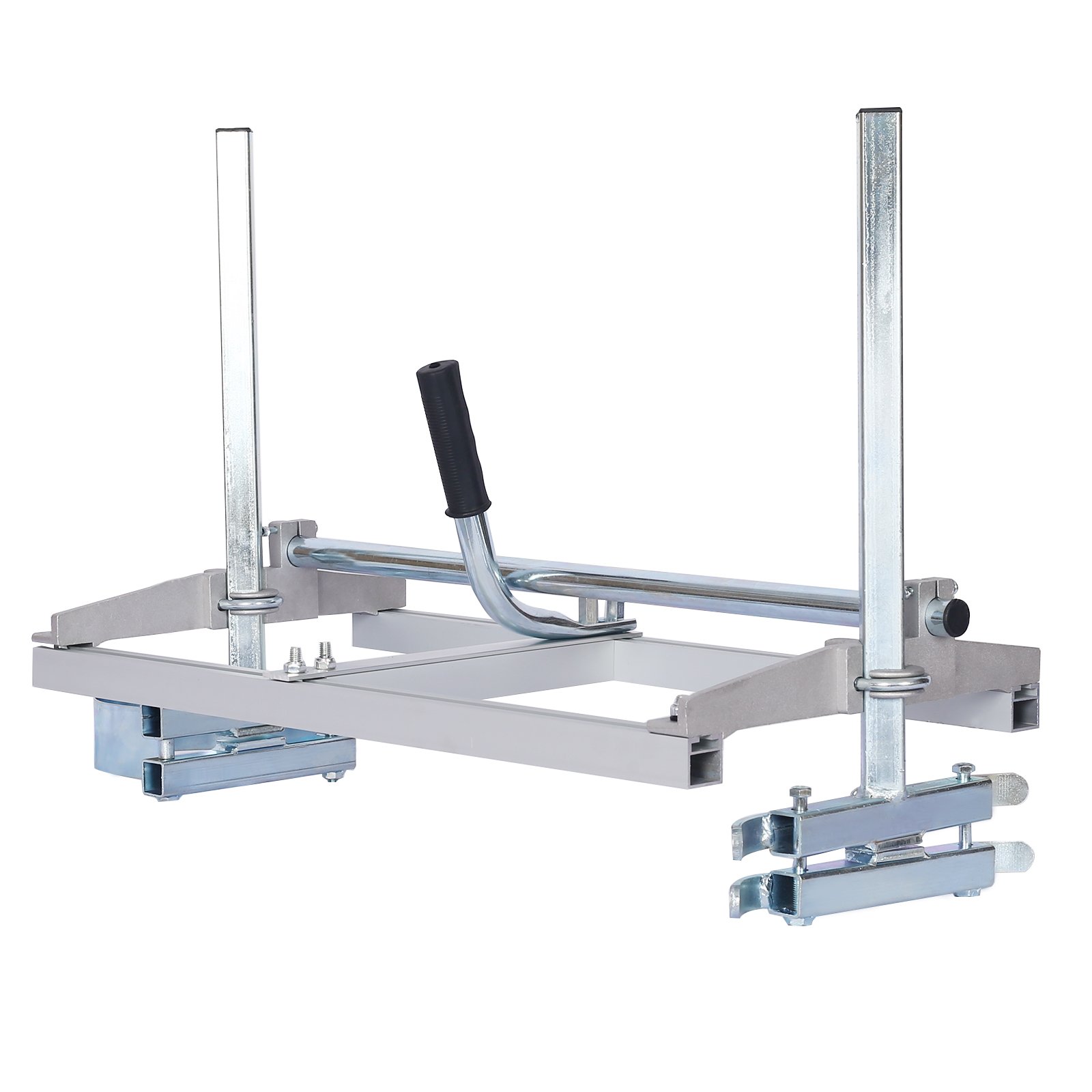 Portable Chainsaw Mill Aluminum Steel Planking Lumber With Adjustable Milling Bar 14 To 24" - Silver - Image 8