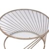 Bluelipe - Clear Glass Top With Coffee Table - Champagne - Image 5