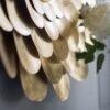 Mirrored Floral Wall Decor, Wall Mirror For Living Room Entryway - Gold - Image 6