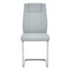 Modern Cushioned Living Room Chairs With Metal Legs (Set of 4) - Light Gray - Image 14