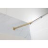 Wall Mounted Shower Arm With Flange, 16" Stainless Steel For Rain Shower Heads - Gold - Image 4