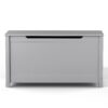 Kids Wooden Toy Box Storage With Safety Hinged Lid For Ages 2+ - Gray - Image 21
