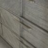 6 Drawer Dresser Book Matched Veneers - Gray - Image 5