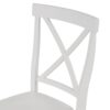 5 Pieces Dining Table And Chairs Set For 4 Persons, Kitchen Room Solid Wood Table With 4 Chairs - White - Image 28