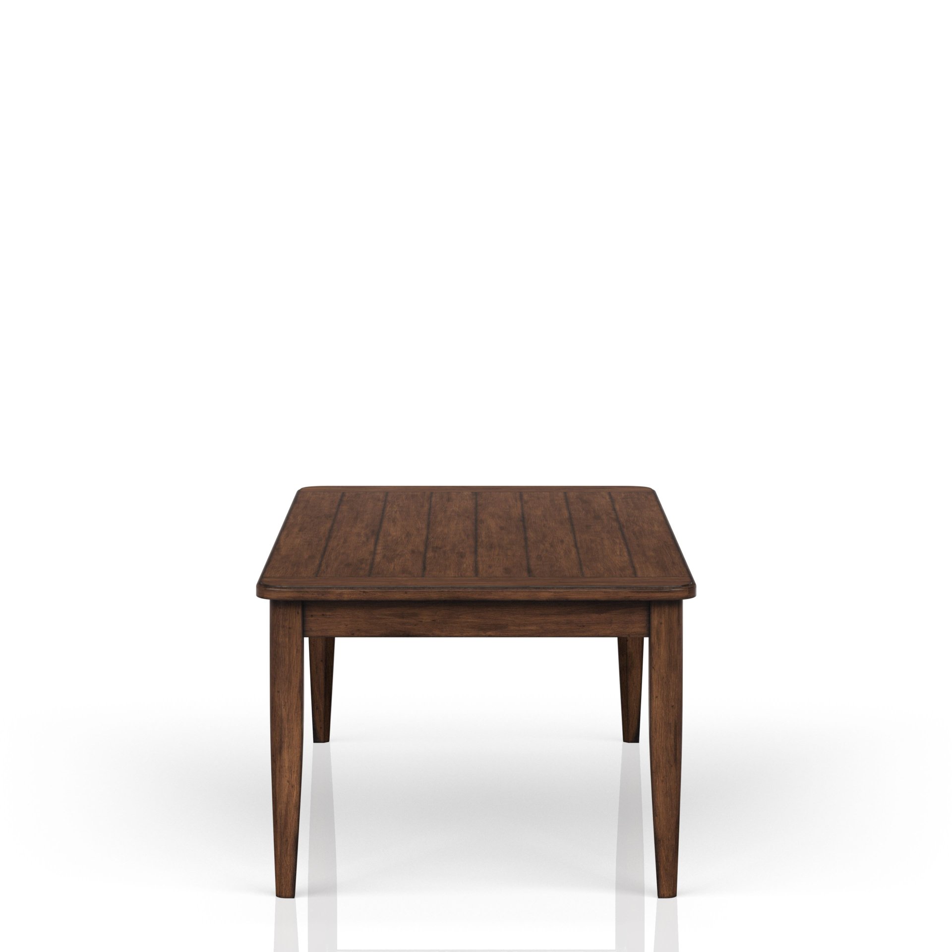 Casual Dining Table With Four Storage Drawers - Brown - Image 6