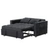 Multi Functional Sofa Bed With Cup Holder And USB Port For Living Room Or Apartments - Black - Image 15