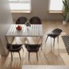 2 Piece Durable Single Chair With Mesh Hollow Out Design - Warm Gray - Image 2