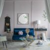 Poppy Mirror With Metal Frame Contemporary Design For Bathroom, Entryway Wall Decor - Golden Black - Image 4
