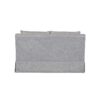 Loveseat With Skirt And Reversable Cushions And 2 Pillows - Light Gray - Image 3