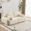 Compressed Sofa, 2 Seater Large Sectional Couches For Living Room - Beige - Image 12