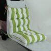 2 Piece High Back Chair Cushion Set, Tufted Patio Or Rocking Chair Cushions For Garden Or Porch - Kiwi / White - Image 15