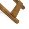 Outdoor Folding Wooden Side Table - Natural - Image 8