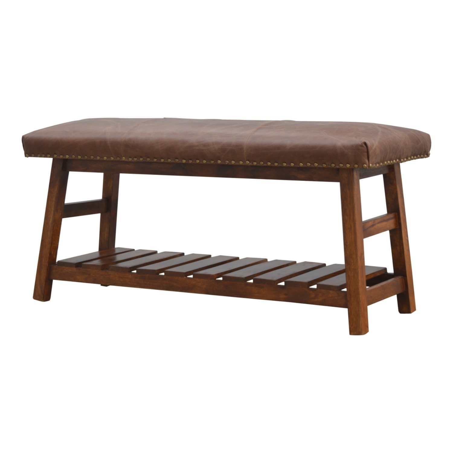 Buffalo - Hide Hallway Bench - Brown - Image 5