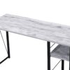 Vadna - Writing Desk - Antique White / Black - Image 5