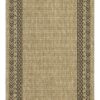 Earth - 5'3" X 7'3" Polypropylene Indoor, Outdoor Area Rug - Jute / Black - Image 2
