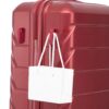 Set 3 Pieces 20" / 24" / 28" Abs Spinner Wheel Luggage, Matching Color, With Combination Lock - Wine Red - Image 17