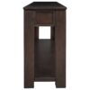 Hearth & Haven Clara - Console Table With Storage Drawers And Bottom Shelf - Espresso - Image 10