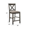 Martha II - 7 Pieces Counter Height Dining Room Set - Gray - Image 15
