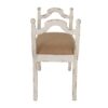 Harlow - Bench, Farmhouse / French Country Style Vanity Chair - Beige / White - Image 4