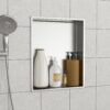 Stainless Steel Shower Niche With, 19" X 15", Durable And Rust Resistant - Brushed Nickel - Image 4
