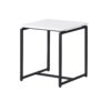 GT - 3 Piece Carbon Fiber Wrap Coffee Table And End Table (Set of 3) - White - Image 3