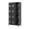 12 Door Lockers With Lock For Secure Storage - Black - Image 13