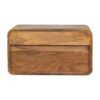 Avora - Wooden Wall Mounted Nightstand - Brown - Image 8