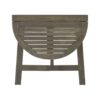 Outdoor Half Round Folding Bistro Table - Gray Finish - Image 6