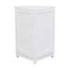 Bathroom Cabinet Triangle Corner Storage Cabinet With Adjustable Shelf Modern Style - White - Image 23