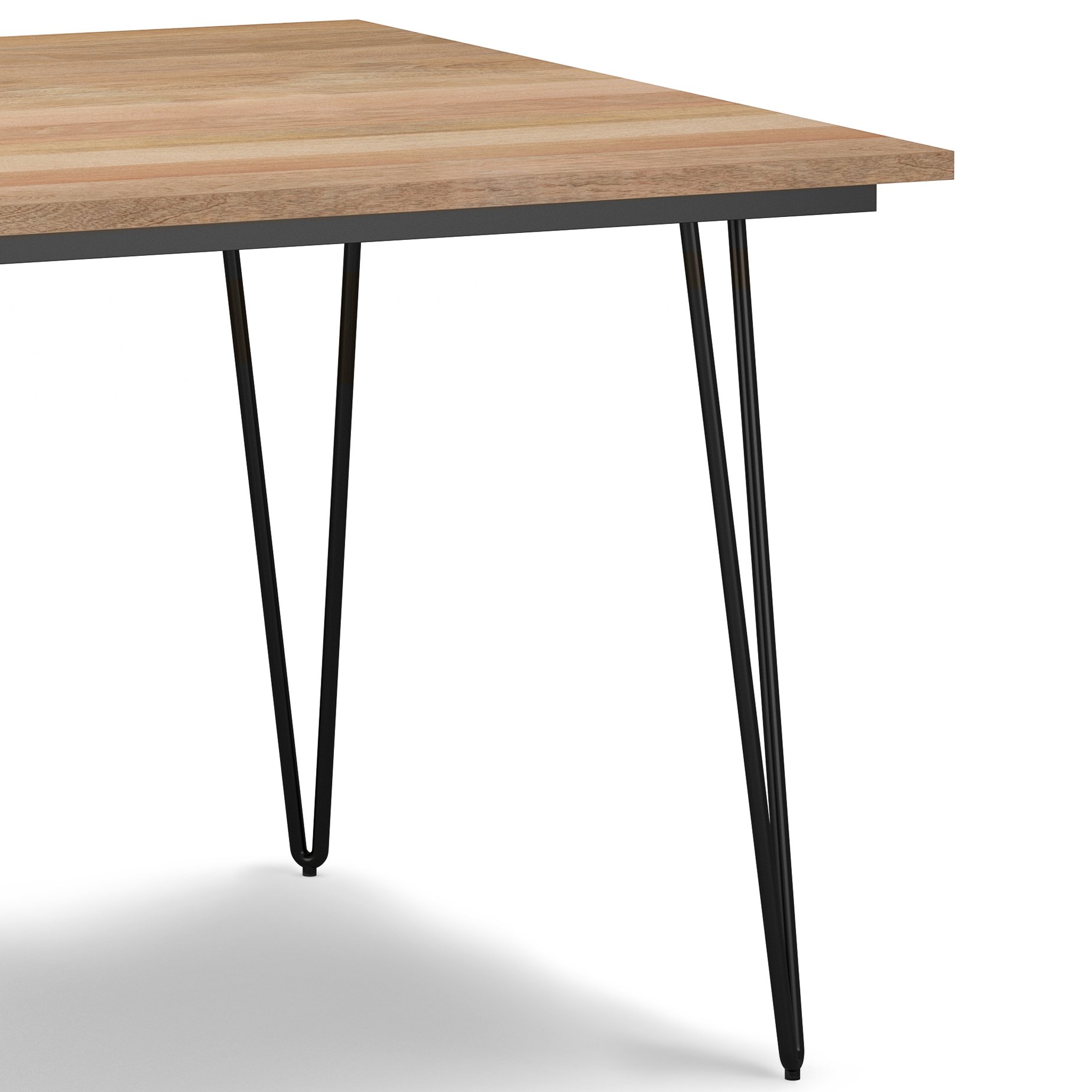 Hunter - Square Dining Table - Natural - Wood - Image 5
