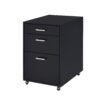 Coleen - High Gloss Cabinet - Black / Chrome - Image 7