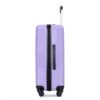 3 Piece Luggage Sets Lightweight Suitcase With Two Hooks, Spinner Wheels, (20/24/28) - Light Purple - Image 11