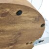 Contemporary Artistic Double Layer Coffee Table Marble And Wood Grain Collision - Transparent / White - Image 14