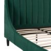 Aspen - King Vertical Tufted Modern Headboard Platform Bed Set - Evergreen - Image 6