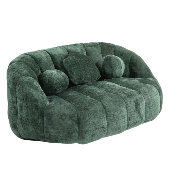 Bean Bag Sofa Lazy Sofa Durable Comfort Lounger High Back Bean Bag Chair Couch For Adults And Kids - Emerald