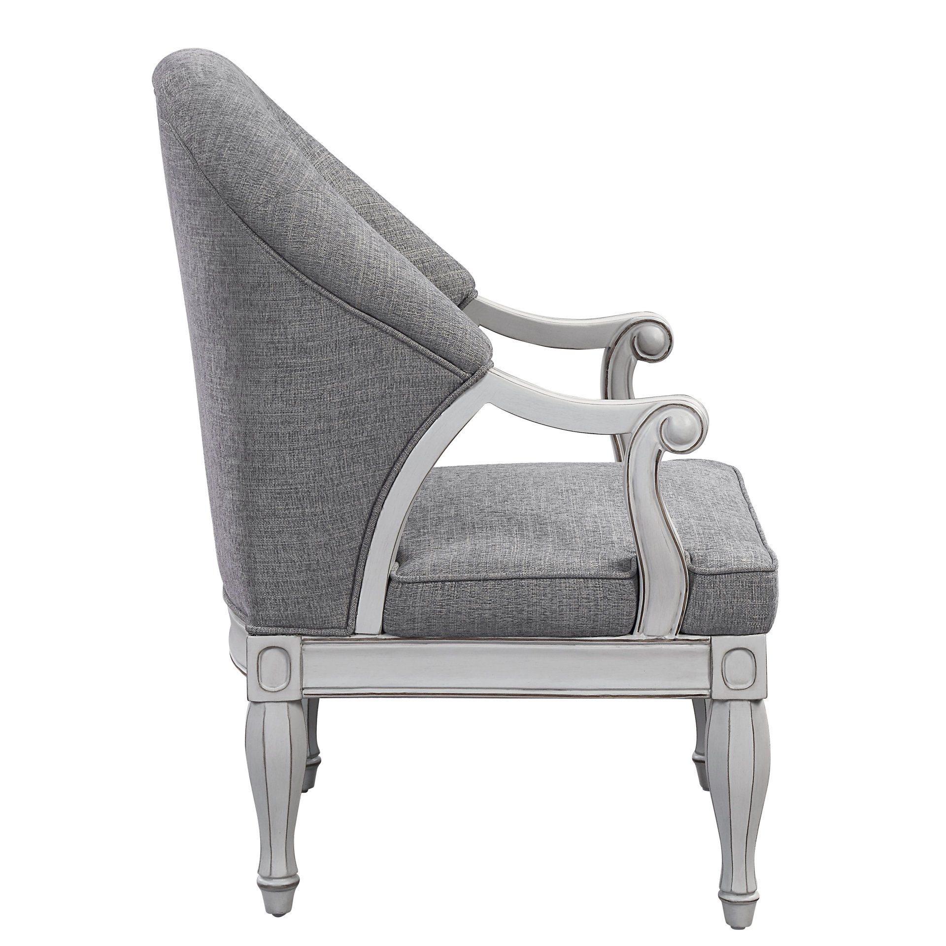 Florian - Antique Chair - Gray / White - Image 10