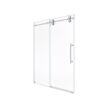 Frameless Single Sliding Shower Door With 8Mm Clear Tempered Glass - Chrome - Image 14