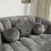 Durable Comfort High Back Bean Bag Sofa Lounger For Adults And Kids - Gray - Image 12