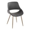 Fabrico - Contemporary Chair (Set of 2) - Antique Copper / Gray - Image 2